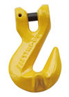 O hardware amarelo do equipamento da segurança da cor, 8t forjou o gancho SLR086-G80 da garra da braçadeira