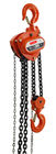 Vermelho bloco Chain manual de 5 toneladas, grua Chain da mão de aço inoxidável