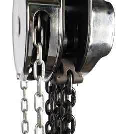 bloco Chain manual forte de 3 toneladas de aço de liga da altura de 18m para o levantamento das cargas