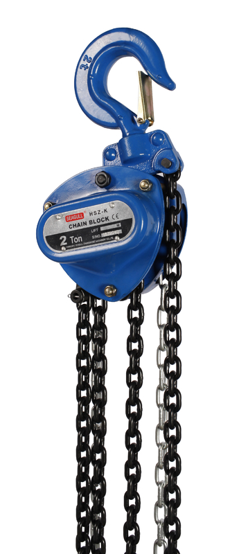 Bloco de cadeia manual industrial de 6 mm com velocidade de elevação de 3 m/min e tratamento de superfície com revestimento em pó