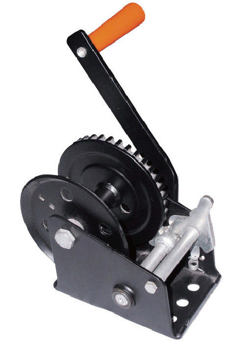 Bloco de cor Movimento manual do freio Tipo guincho manual com 10 1 relação de engrenagem para levantar e puxar 6,4 kg