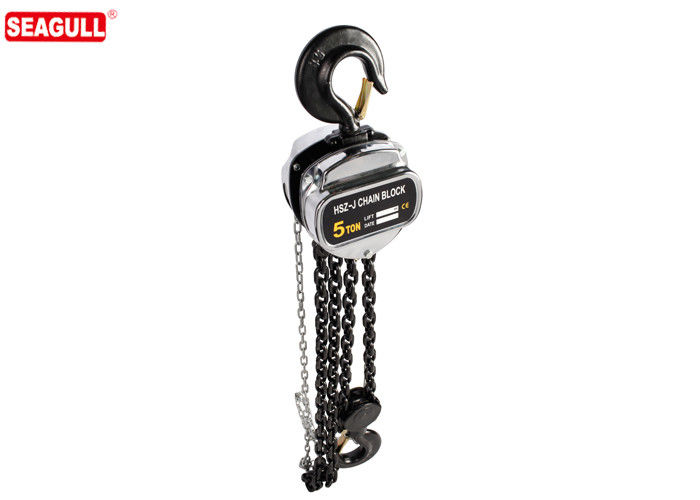 Grua Chain da mão manual longa resistente do bloco Chain do elevador de 5 toneladas com a corrente da carga G80